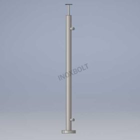 2 soros talpra szerelt korlátoszlop D42,4mm